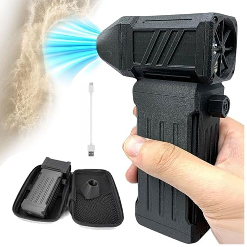 Mini ventilatore a getto a secco, Ventilatore a getto d'aria Super Jet, mini ventilatore a getto portatile da 150.000 giri/min, Potente Soffiatore A Getto per La Pulizia Dell'auto E del Barbecue