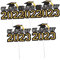 COOLHIYA 5 Stück 2023 Kuchen-Banner Phd-Kuchenpicks Herzlichen Glückwunsch grad Cake Topper khimar hijab catchring Zylinder Ornament Glückwunsch Dekorationen glückwunschparty liefert bilden
