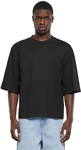 Urban Classics Maglietta Organica Oversize Cropped T-Shirt, Nero, XXL Uomo