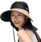 Sonnenblende mit leerem Oberteil für Damen, Sonnenschutz, Schirmmütze mit Nackenschutz, Schal, Khaki, Medium