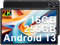 Tablette 11 Pouces Android13 Tablette 16RAM+256ROM(Extension) Octa-Core,5G+2.4G WiFi, Dual Camera, Type-C, 8000mAh Batterie, 1280 * 800 FHD, Tablette Tactile -Noir