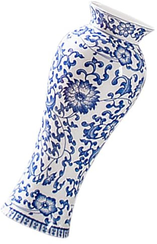 STOBAZA Vase Chinois Bleu Et Grand Vase À Fleurs en Porcelaine Vase Floral en Céramique Vase Antique Pot De Gingembre Vases Vitrés Décoratifs pour Décor De Pièce Maîtresse