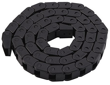 R28 Schwarzer Nylon-Kabelschleppketten-Drahtträger, 1000 Mm/40, 3D-Drucker/CNC-Fräsmaschine