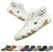 Stivali alti in pelle scamosciata italiani fatti a mano - Scarpe Beck Scarpe da ginnastica casual impermeabili da uomo, Stivali Chukka alti da uomo antiscivolo traspiranti for tutte le stagioni(Bianco