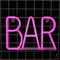 Panneau néon LED pour bar, pub, fête, décoration murale pour entreprise, cadeau de Saint-Valentin (rose)