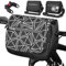 GXCROR Lenkertasche Fahrrad 5L mit Adapter, Handyhalterung, Trageschultergurt, Blitzschnell Abnehmbar, Wasserabweisende fahrradtasche Lenker, Für Stadtpendler, Reisen