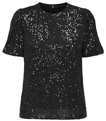 Onlana S/S Loose Sequins Top JRS