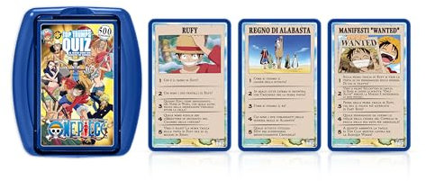 Top Trumps One Piece: Quiz-Spiele - Kuriositätsquiz - Spiele für Kinder - Tolle Reise- und Straßenspiele - Familienspiele für Kinder und Erwachsene 2+ Spieler