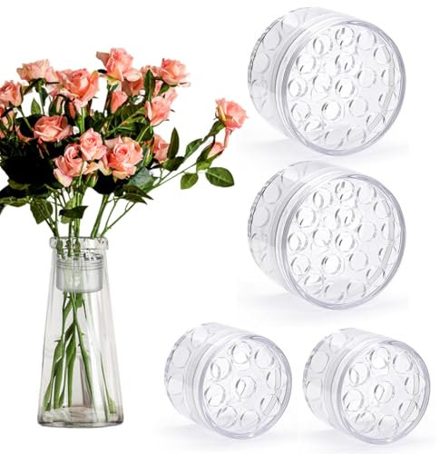 LUMOOM 4 Stück Hanataba Blumenhalter, Spiral Ikebana Stielhalter,Blumenhalter, Blumengesteck Accessoire, Spiralstielhalter für DIY Blumenhalter Blumenarrangement Halte Blumen