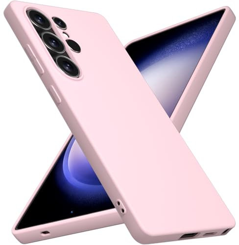 X-level Cover per Samsung S25 Ultra, Custodia Protezione in Morbida Silicone TPU Ultra Sottile e Anti-Graffio Cover Ultra Slim per Samsung Galaxy S25 Ultra Anti Scivolo, Rosa