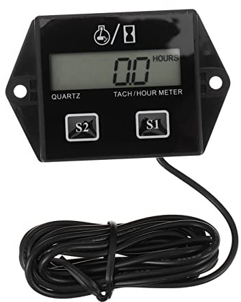 JECOMPRIS Temporizador Digital Para Motocicleta Acumulador y Contador De Horas Resistente