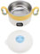 Oreilet Lonchera Eléctrica Inalámbrica, Tazón Alimentos Aislable Recargable 450 Ml, Tazón Calentamiento Alimentos Aislados Automáticos, Temperatura Constante Portátil Autoefeso