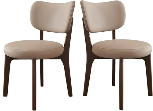 Esszimmerstühle aus Massivholz, für Küche, Theke und Wohnzimmer, stilvolle Ecksitze, Empfangssitze, 2 Stück