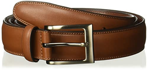 Perry Ellis Herren Portfolio Timothy Ledergürtel (Erhältlich in Big & Tall) Gürtel, braun, 42