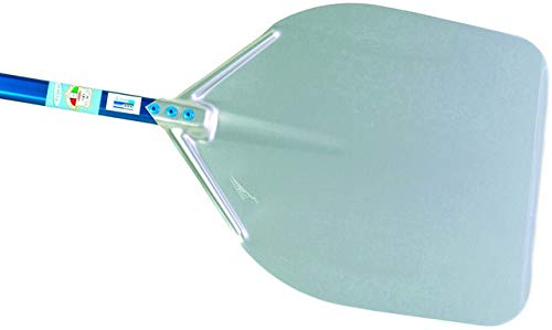 GI.Metal. eta016 pala para pizza, Rectangular, Aluminio, 37 cm, Color Plateado