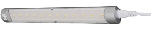 Briloner Leuchten LED-Unterbauleuchte,Küchenunterbauleuchte,Schrankunterbauleuchte, 1 x LED-Platine, 6,5W, 350lm, inkl Wippschalter, inkl. Zuleitung steckbar, titanfarbig, 2532-124