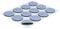 16 x PTFE feltrini rotondo autoadesivo 17 mm Ultra sottile 1,5 mm feltrini in teflon