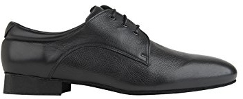 Rumpf 2155 Standard Herren Tanzschuhe Derby Schnürung Leder Latein Ballroom Tango Gesellschaftstanz - Made in Portugal -