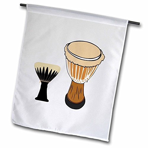 3dRose FL_98551_1 Afrikanische Trommeln Jpg Gartenflagge, 30,5 x 45,7 cm