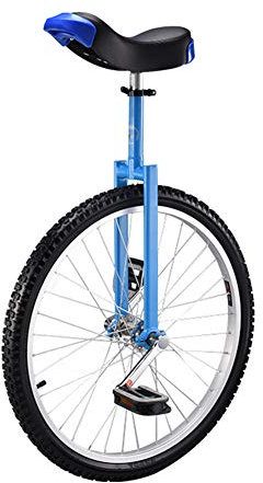 Dbtxwd 18bis 24 Rad Einrad mit bequemem Release Sattelsitz Fahrrad,Blau,24 Inch