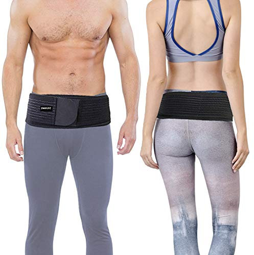 Si Gürtel für Damen und Herren – Sakroiliak-Gürtel, stabilisiert SI-Gelenk, lindert Ischias, Becken, unteren Rücken und Beinschmerzen, rutschfest und pilling-resistent und atmungsaktiv
