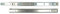 MOBILA RS01862 Guide per cassetti a Sfera, Acciaio zincato, 27 x 450 mm, 2 unità