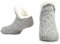 CityComfort Kuschelsocken Stoppersocken Damen Winter Dicke Socken Damen Rutschfeste Warme Haussocken Geschenke für Frauen und Teenager (Grau)