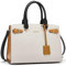 BOSTANTEN Leder Handtasche Damen Schultertasche Elegante Umhängetasche Henkeltasche Ledertaschen Tote Bag Beige