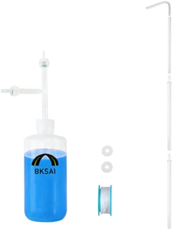 BKSAI Botella de riego de Plantas Colgantes para Plantas con actualización de Botellas de riego multifunción con Boquilla Larga Sistema de riego antireflujo Interior o Exterior