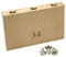 TUOREN Fat Brass Tremolo-Block für Floyd Rose E-Gitarre (34 mm)