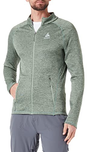 Odlo Herren Langarm Shirt mit Reißverschluss TENCIA, loden frost melange, L