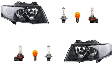 Johns, Scheinwerfer passend für Audi A4 Cabrio 8H 02-05 Satz H7/H9 L+R mit Leuchtmittel
