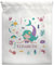 CUAC REVOLUTION Bolsa de merienda personalizada diseño sirena y texto personalizado. Bolsa merienda infantil. Bolsa para almuerzo. Bolsa almuerzo infantil. Ideal para el cole y guarderías.