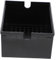 Happyyami Aquarium Sump Tank Filter Box Strainer Trickle Filter System Anti-overflow Baffle Black Acrylic for Fish Tanks