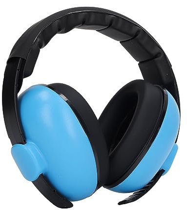 Cuifati Hearing Earmuffs for Noise Reduction - NRR 31dB Sound Blocking Safety Ear Muffs Ear Defender for Adult Shooting Mowing Autism Hunting Construction, Blue