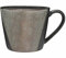 Maxwell & Williams AX0592 Kaffee-Becher kegelförmig 420 ml Umi - Porzellan - Tasse mit Reaktivglasur grau-schwarz, Geschenkbox
