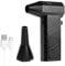 lopituwe 2 in 1 Mini Turbo Jet Fan Powerful Blower Fan Electric Dust Blower Infinitely Adjustable Wind Speed 130000 RPM Compressed Air Duster with 8000mAh Battery for PC Car Sofa
