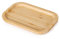 Plateau de courtoisie en bambou, plateau de comptoir de salle de bain, panier de rangement pour papier toilette, salle de bain, comptoir de cuisine, 19,8 x 13 x 2 cm