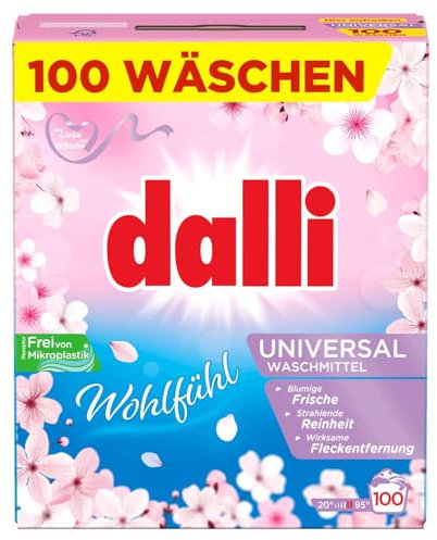 Dalli Universal Waschmittelpulver Wohlfühl, 100 WL