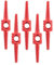 5Pcs Bicycles Cable Tool Bicycles Cable Routing Tool,Internal Cable Routing Tool,Bike Brake Cable Guide,Bicycles Traction Rope for Shifter Cable,Internal Routing Tool Bike,Bike Gear Cable Guide(Red)