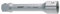 Hazet 1117-8 Verlaengerung 25 mm, 1 Zoll