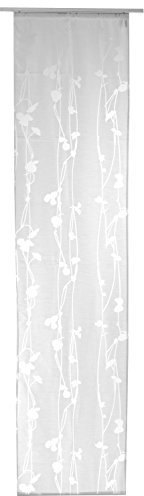 Schiebevorhang: Valverde 001 Fb: weiß, ca. 57 x 245 cm