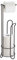 iDesign Classico Distributeur Papier Toilette, Porte-Rouleau WC en métal sans perçage, Couleur Bronze