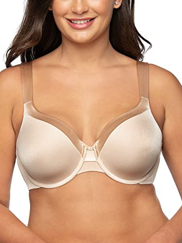 Vanity Fair Women's Illumination Full Figure Zoned-In Support Bra 76338, Rose Beige, 42DD