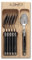 New Laguiole 6pc Tea/Coffee Spoons in Tray (Black)
