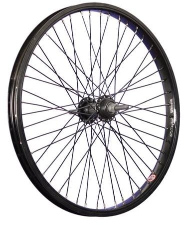 20 pollici BMX ruota posteriore singola parete Nero 48 ASSE pieno