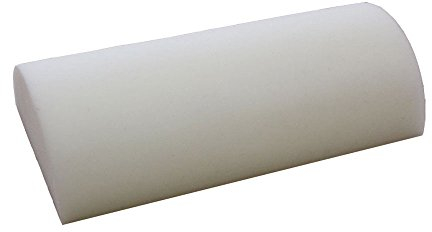 Schaumstoff Halbrolle 40 x 20 x 10cm Füllung für Lagerungsrolle, als Nackenkissen und Knierolle, Polster