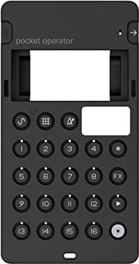 Teenage Engineering CA-X, Universelles Case für Pocket Operatoren (Silikon Hülle, professionelles Tasten-Feel, Anti-Rutsch-Füße, Batterieschutz), Schwarz