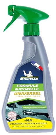 MICHELIN 009165 Nettoyant Universel Toutes Surfaces : Voiture et Maison, Formule Naturelle, 500 ml