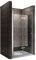 Einzelfalttür 76-80 cm Höhe: 195 cm, Duschfalttür aus 6mm ESG Sicherheitsglas in Klarglas - Duschtür, Duschabtrennung, Nischentür